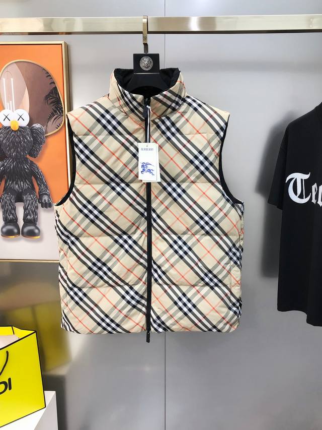 Burberry Autumn/Winter New Arrival, Original Single-Piece Men's Vest, High-Quali