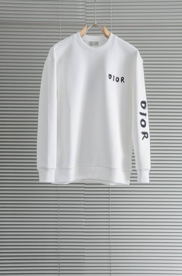 New# Di#Or Dior 2025Fw Crew Neck Long Sleeve Men's Pullover Sweatshirt# The text