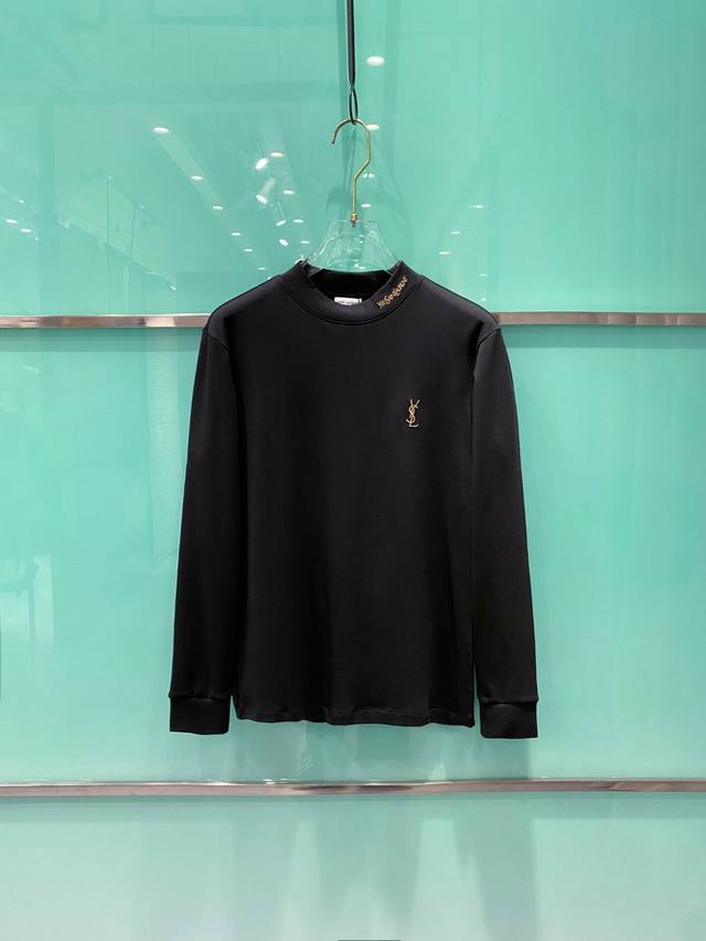 YSL Saint Laurent# 2025 Autumn/Winter German Fleece Fleece Trim High Neck Base L