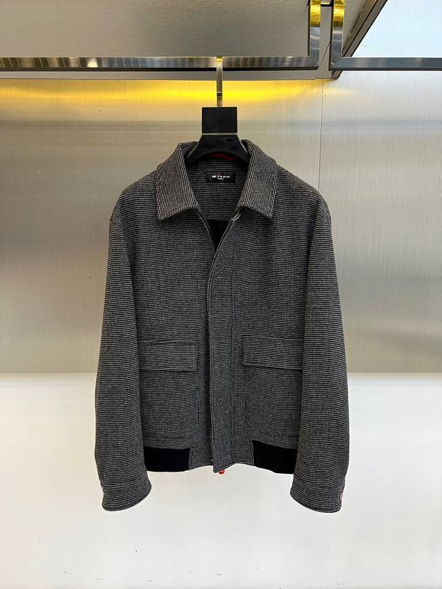 Kiton, 2025 Autumn/Winter New Arrival - Lapel Jacket. Slightly loose fit, classi