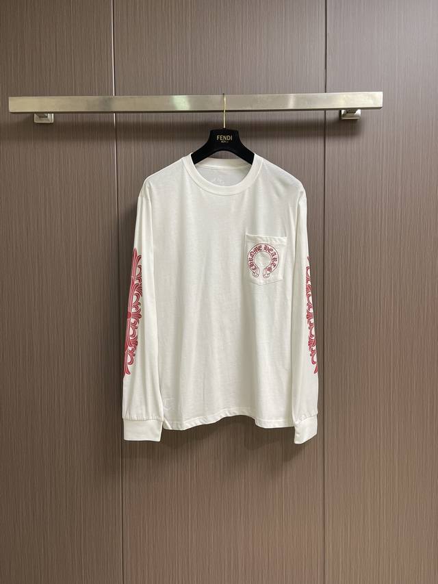 Come Hearts Ch Limited Edition Long-Sleeve T-Shirt with Graffiti Letters and San