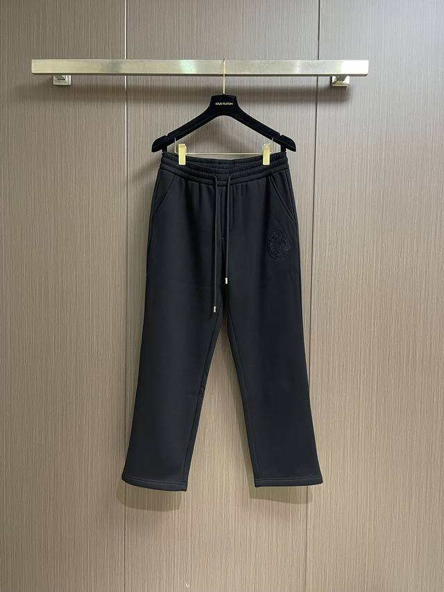 Hermes 2025 Autumn/Winter New Men's Zipper Sweatshirt and Sweatpants Set, Busine