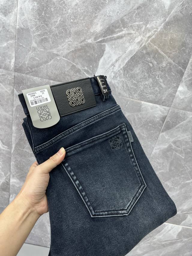 Loewe's new autumn/winter jeans are here! Made with high-quality custom fabric,