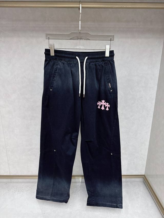 Chrome Hearts 2025 Autumn New Style Curved Leg Stretch Casual Pants. These are v