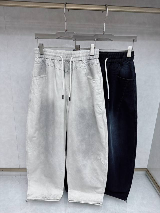 Y3 2025 Autumn New Style Curved Leg Elastic Casual Pants. Very high-end, the fab