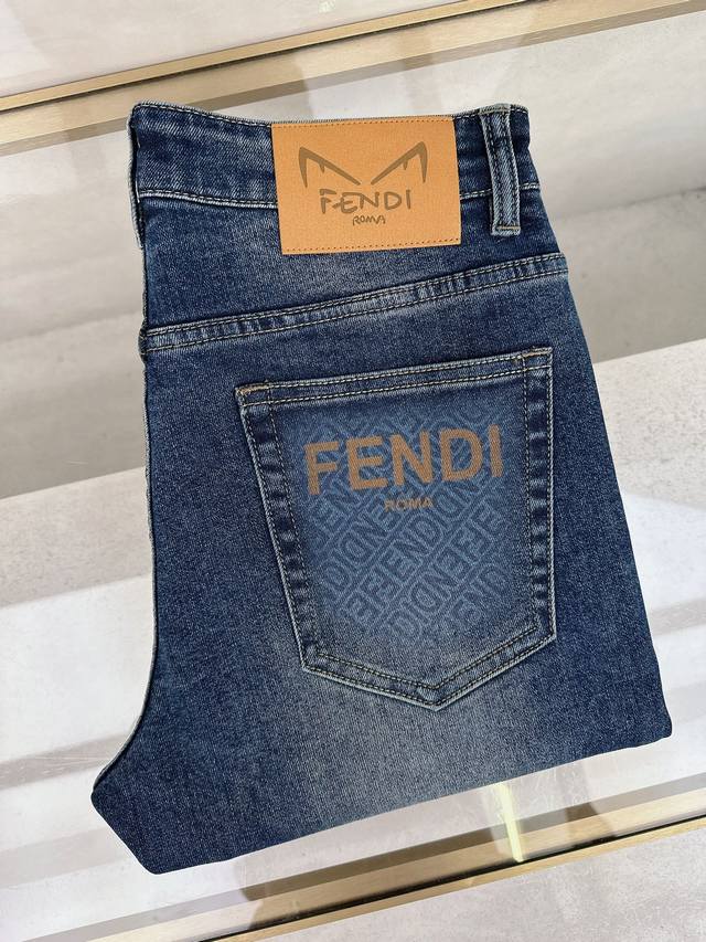 Fendi's latest men's jeans for Early Autumn 2025! Made with heavy-duty washed de