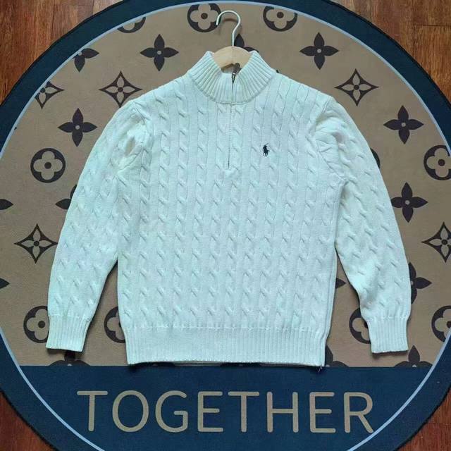 Polo Ralph Lauren Half-Zip Cable Knit Sweater Deeply rooted in American classics
