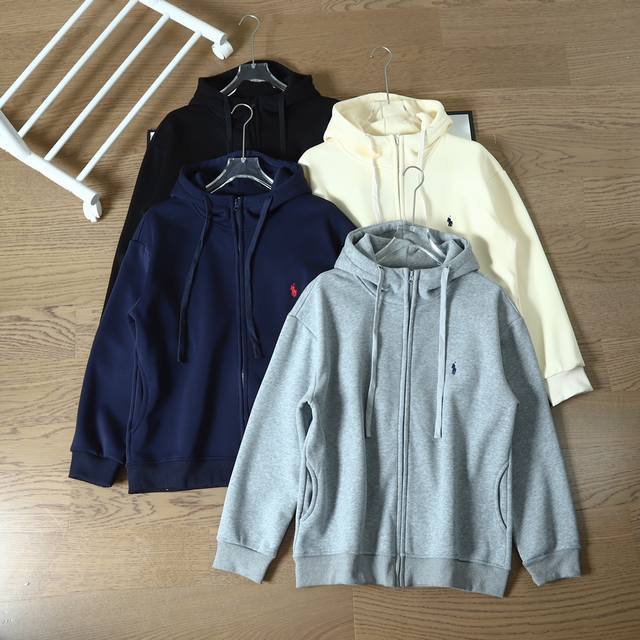 Upgraded Ralph Lauren 23Fw Fleece-Lined Zip-Up Sweatshirt Set Ralph Lauren Embro