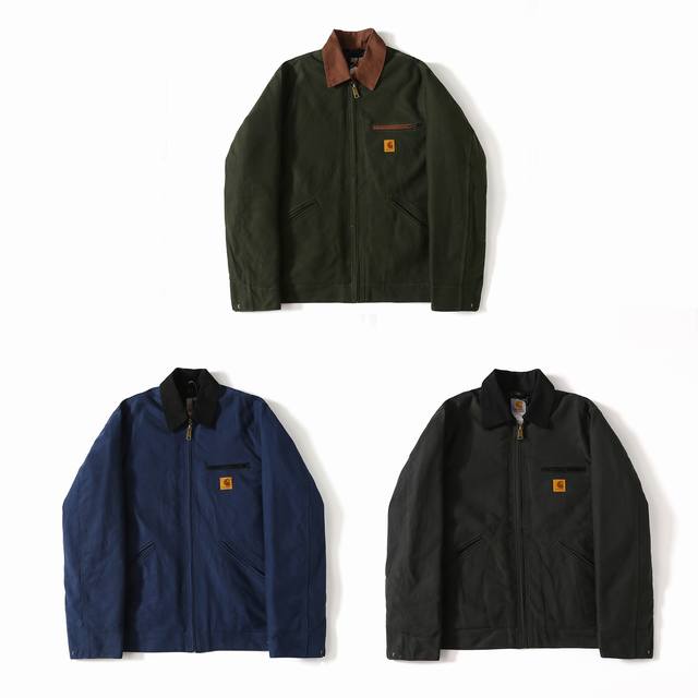 Cotton-padded jacket Carharrtwip J97 Detroit heavy-duty washed cotton-padded jac