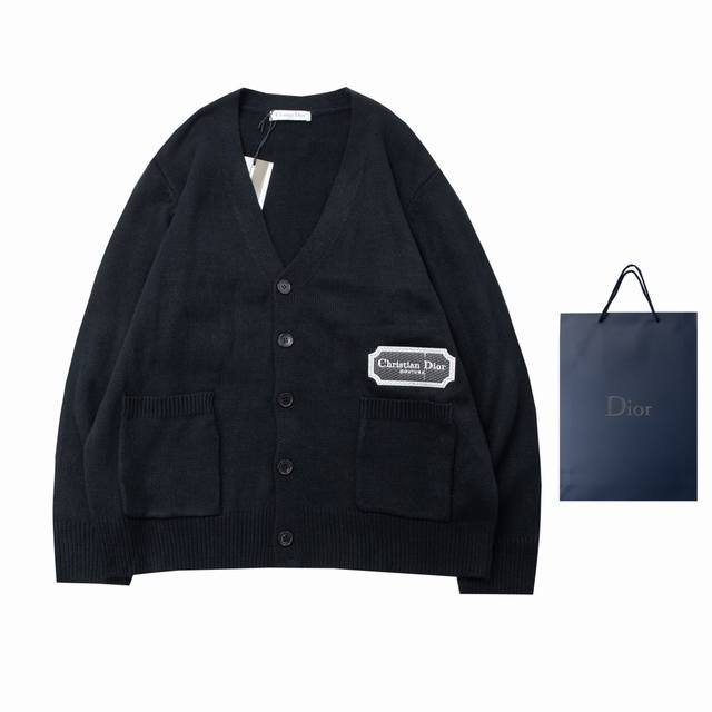 High-quality replica Dior designer leather cardigan sweater - Top-tier replica,