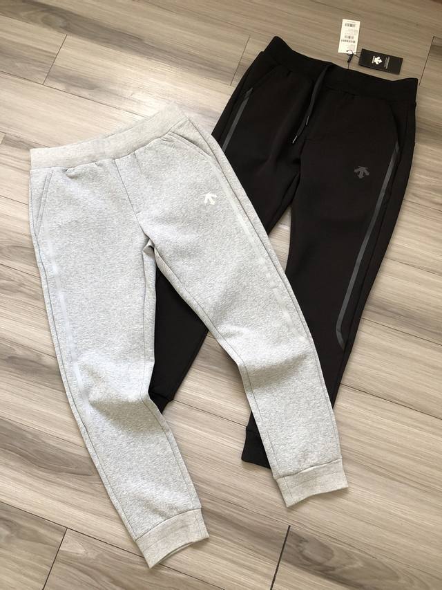 D-brand Field series logo trousers with 3M reflective printing, unisex solid col