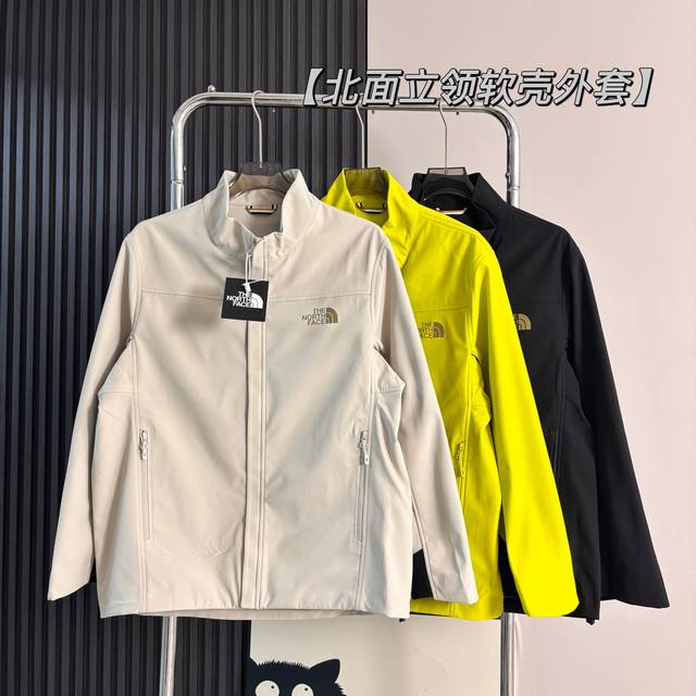The North Face Tnf Autumn Softshell Windproof Stand Collar Jacket Classic Reflec