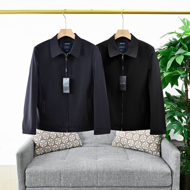 Order No.: 8208# Armani Autumn Casual Business Dad Suit Lapel Zipper Jacket! Hig