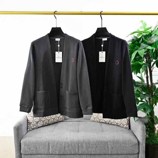 Order Number: Y400# 25Ss Moncler Knitted Casual Versatile Fleece-Lined Cardigan