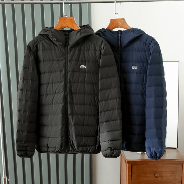 Lacoste men's autumn/winter new casual lightweight warm water-repellent down jac