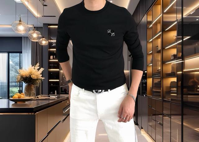 2025 New Long-Sleeve T-Shirt! M~4XL Double-Sided Mercerized Cotton Ddd