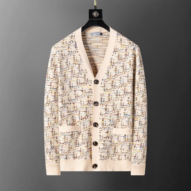 2025 Autumn/Winter New Cardigan Sweater, same style as official website, all-ove