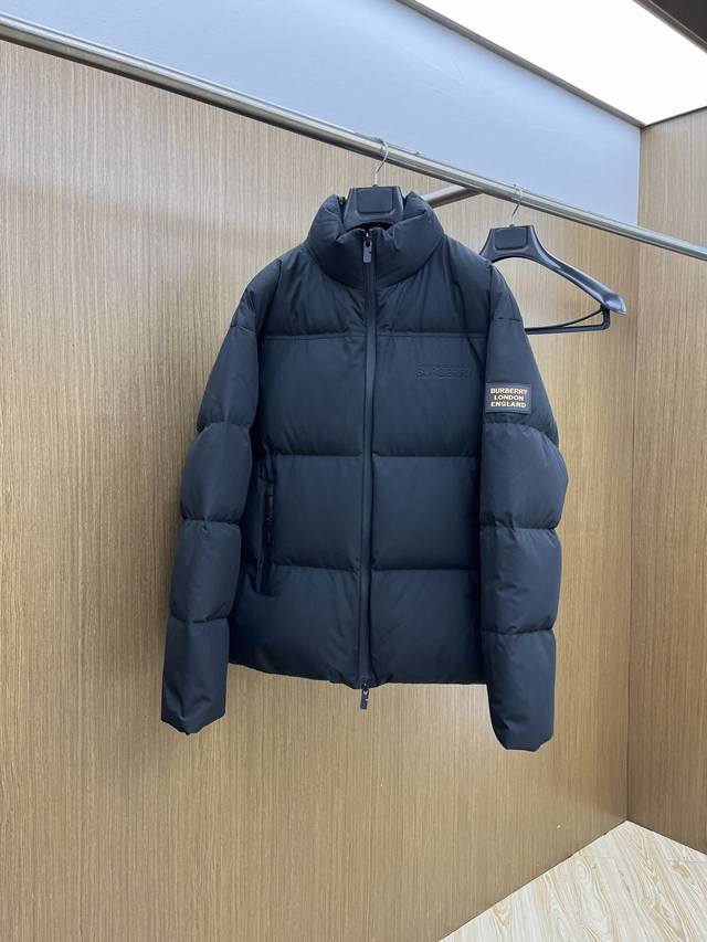 Autumn/Winter down jacket, top-tier version, synchronized with Burberry logo pat