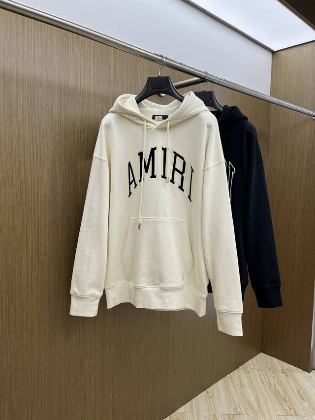 Amiri Fw Early Autumn New Wide-Size Hooded Sweatshirt, Unisex! Unique and eye-ca