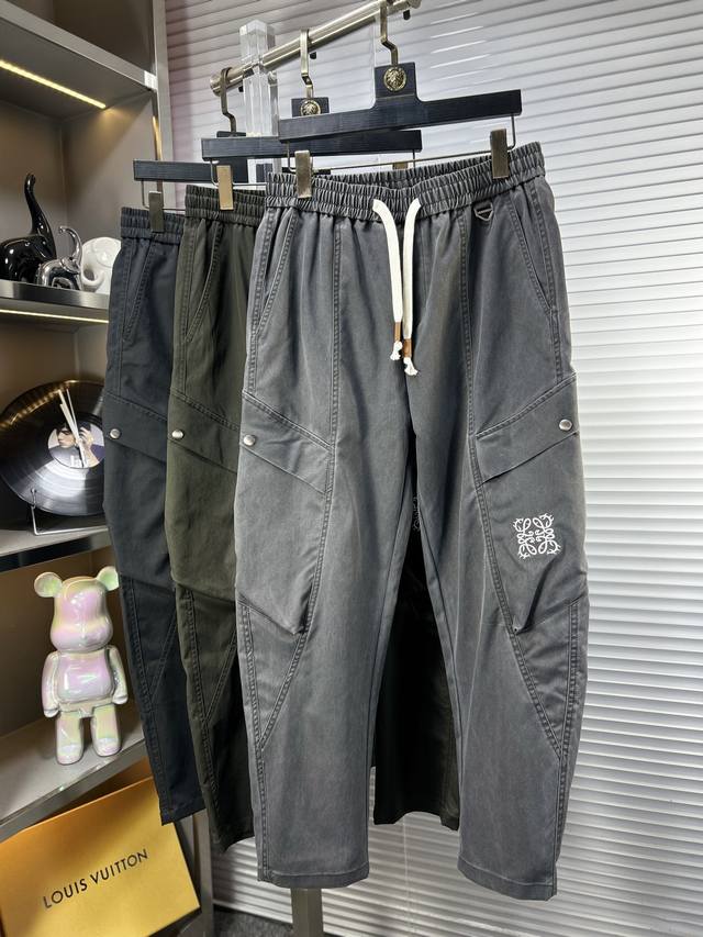 Loew Ss25 Autumn/Winter New Casual Cargo Pants - The classic style is back! High