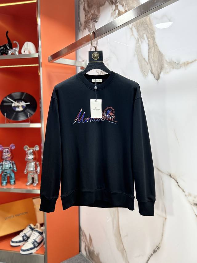 Monc*Monc Ss25 Autumn/Winter New High-Quality Sweatshirt, Classic Letter Design