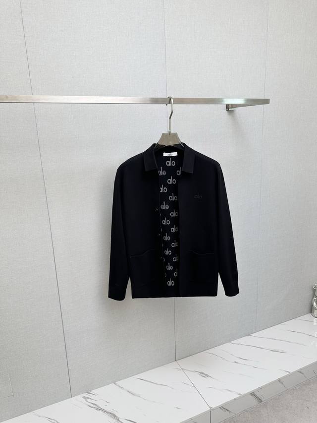 A Cardigan Sweater - Color-matched and custom-dyed wool-cotton blend yarn, high