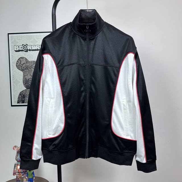 Style Number: N98 Diesel Color Block Stand Collar Zip-Up Jacket, worn by Jay Par