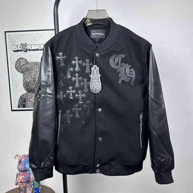 Style No.: Z43 Ch Chrome Hearts Ss Runway Baseball Jacket After a month of order