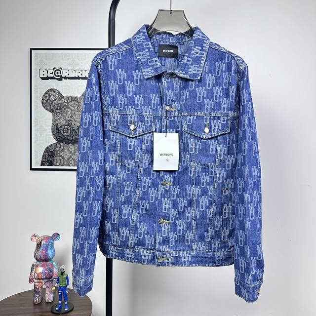 Style No.: B01 We11Done 24Ss Denim Jacket - Made of custom-woven and dyed thicke