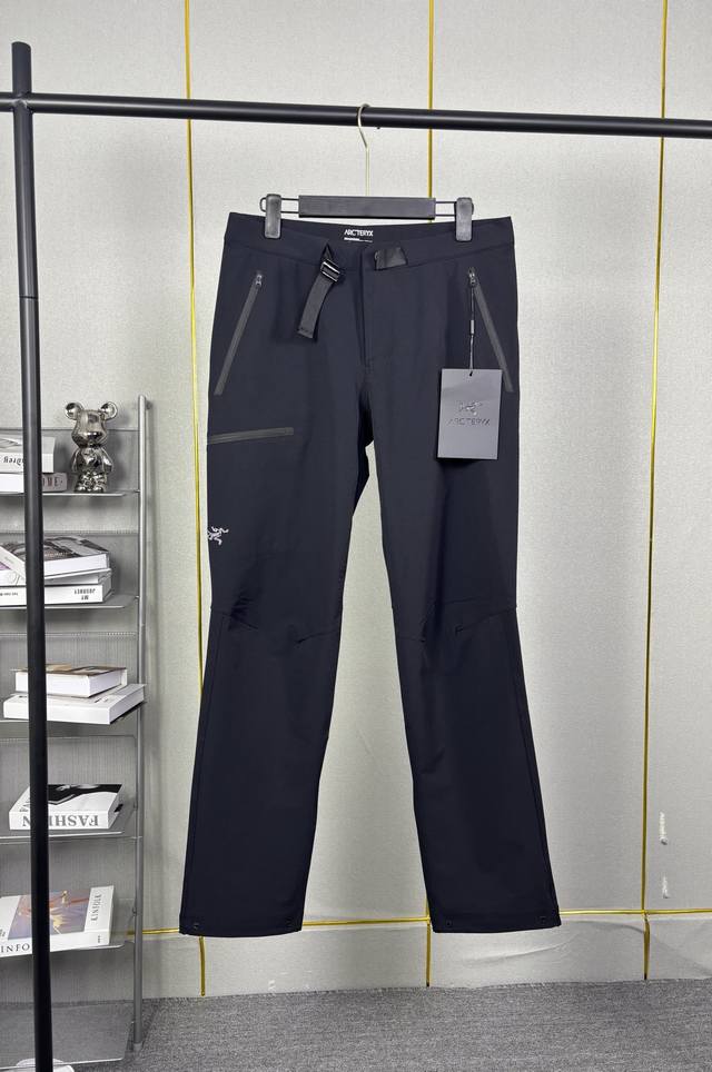 Arc'teryx's new Gamma Pant softshell trousers, black autumn style, made with hig