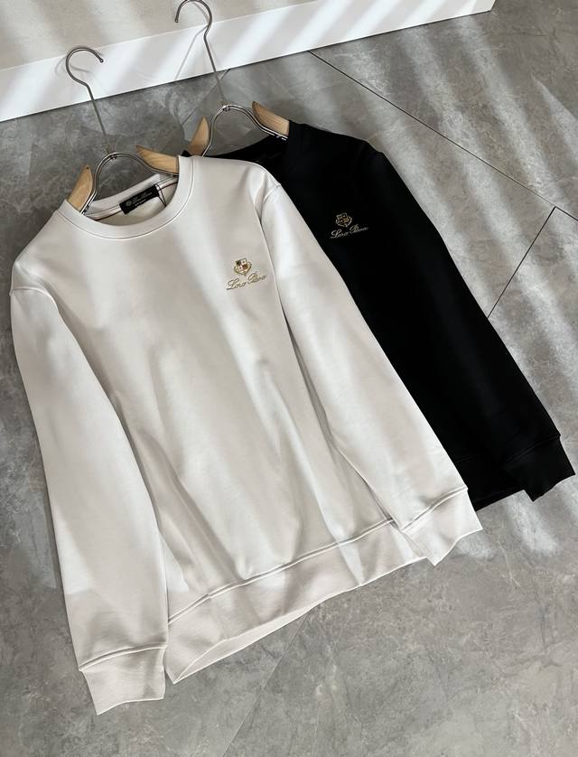 Loro Piana Fleece-Lined Sweatshirt! 2025 Autumn/Winter New Men's Sweatshirt, ord