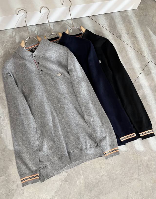 Bur*Erry 2025 Autumn/Winter New Long-Sleeved Knitted Wool Cardigan, featuring cl