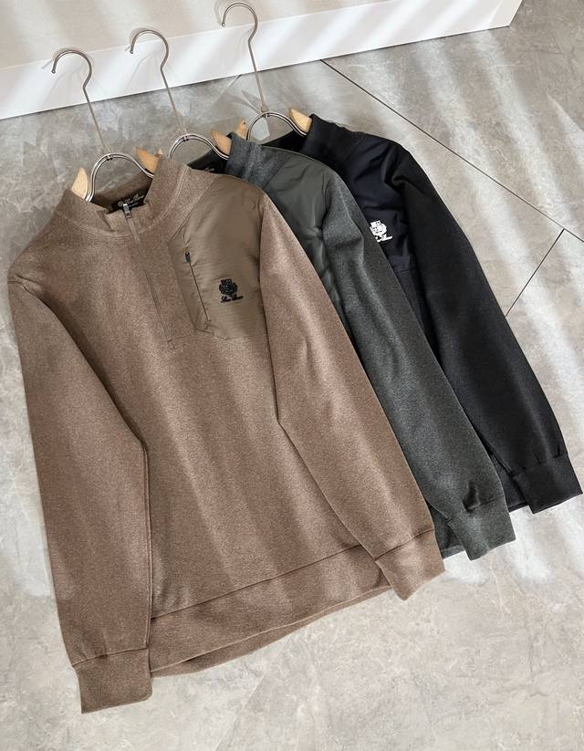 Loro Piana 2025 Autumn/Winter Men's Latest Trade Order Base Layer Shirt, Excelle