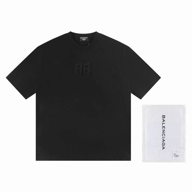 First batch. Individual orders +10 Balenciaga 2025 new towel embroidery T-shirt