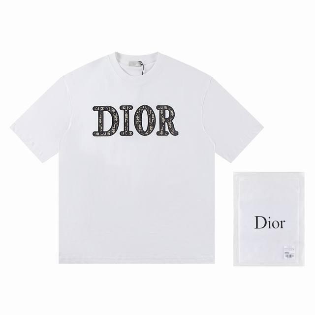 First batch. Individual orders +10 Dior*2025 latest short-sleeved T-shirt Mater