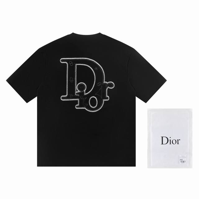 First Batch. Individual Orders +10 Dior*2025 Latest Short-Sleeve T-Shirt Materi