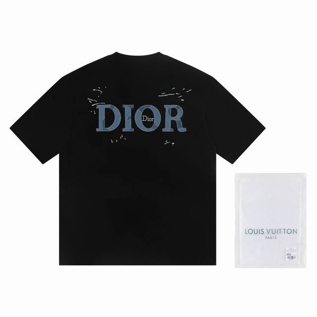 First Batch. Individual Orders +10 Dior*2025 Latest Short-Sleeve T-Shirt Materi