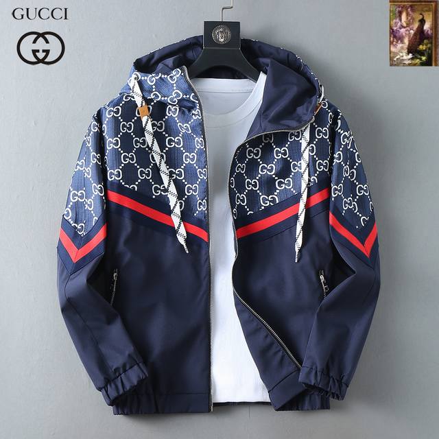 Gucci 2025 Autumn New Men's Jacket, Original Single-Item with Complete Labels,