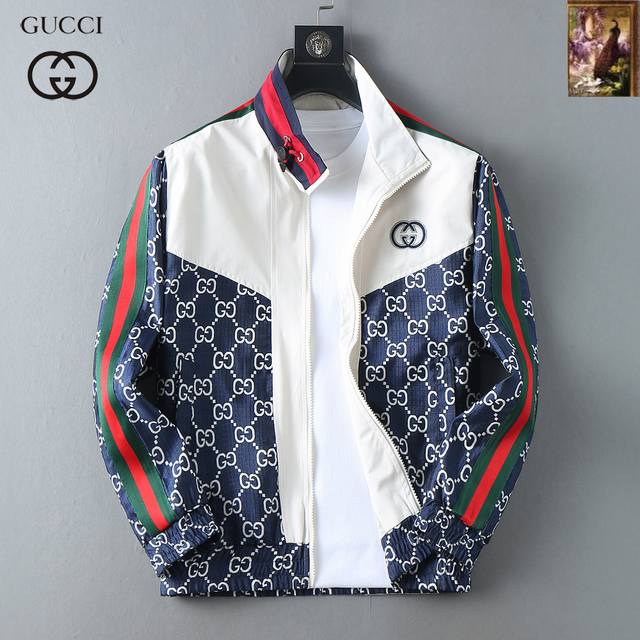 Gucci 2025 Autumn New Men's Jacket, Original Single-Item with Complete Labels,