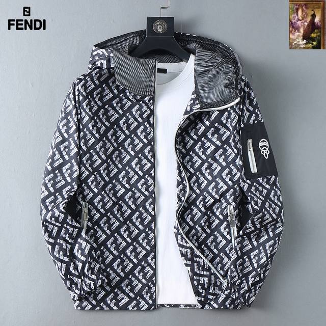 Fendi 2025 Autumn New Men's Jacket, Original Single-Item with Complete Labels,