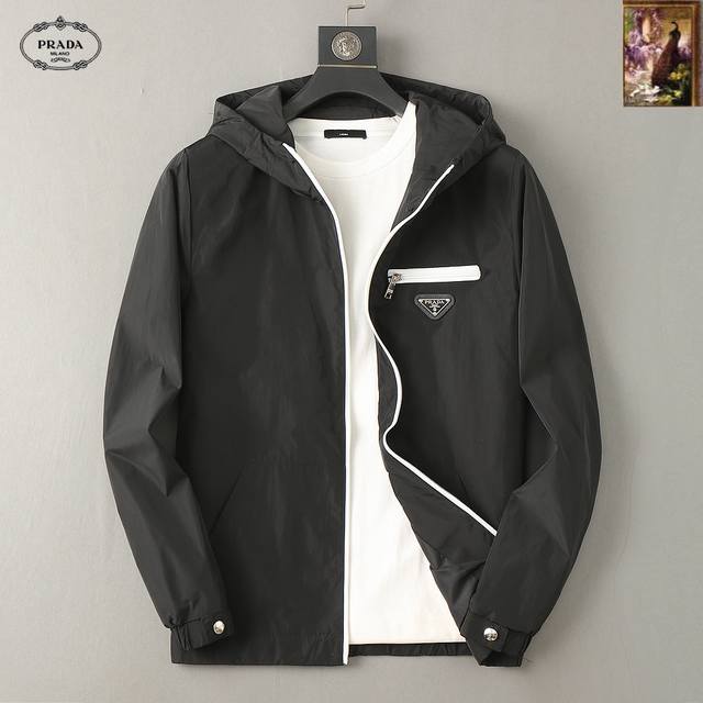 Prada 2025 Autumn New Men's Jacket, Original Single-Item with Complete Labels,