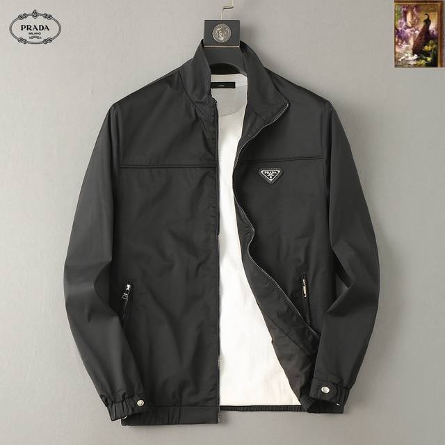 Prada 2025 Autumn New Men's Jacket, Original Single-Item with Complete Labels,