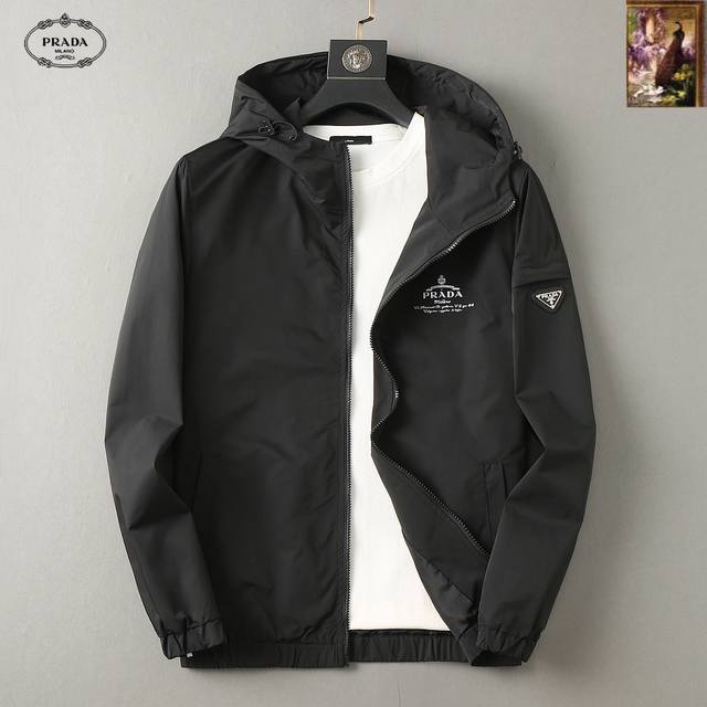 Prada 2025 Autumn New Men's Jacket, Original Single-Item with Complete Labels,