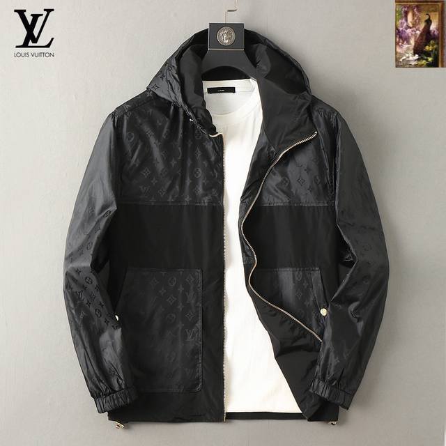 Lv Reversible, 2025 Autumn New Men's Jacket, Original Single-Item with Complete
