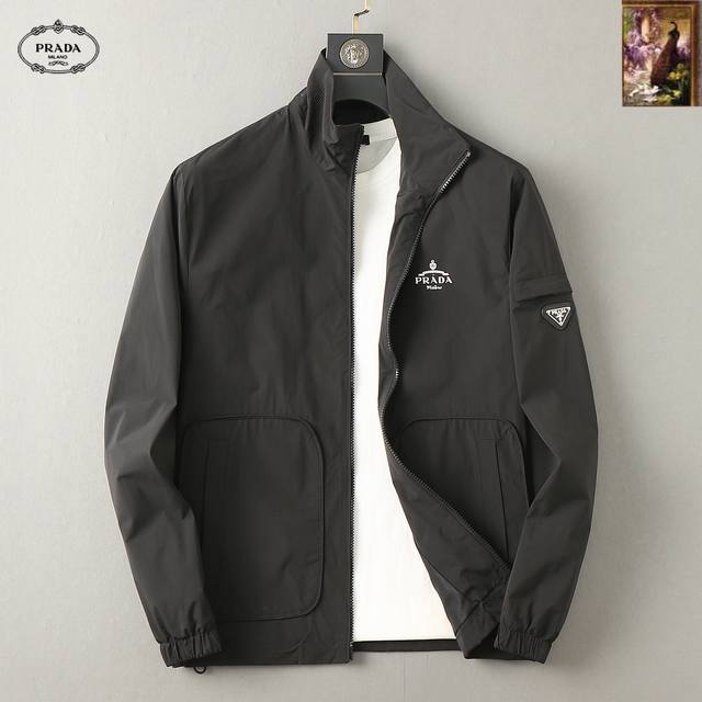 Prada 2025 Autumn New Men's Jacket, Original Single-Item with Complete Labels,