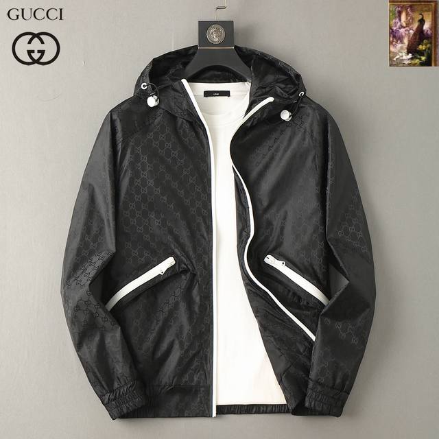 Gucci 2025 Autumn New Men's Jacket, Original Single-Item with Complete Labels,