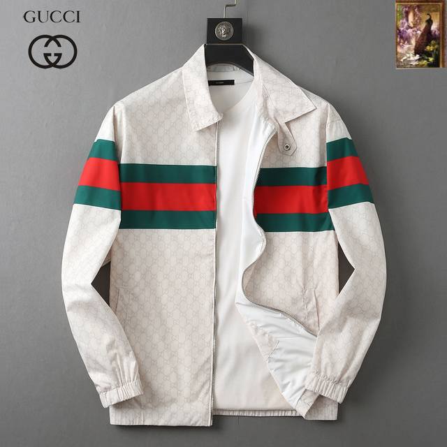 Gucci 2025 Autumn New Men's Jacket, Original Single-Item with Complete Labels,