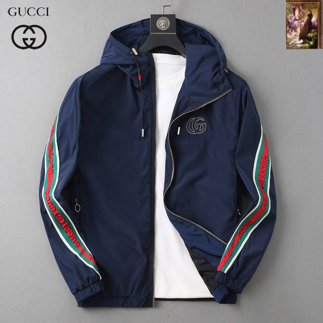 Gucci 2025 Autumn New Men's Jacket, Original Single-Item with Complete Labels,
