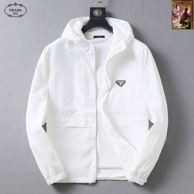 Prada 2025 Autumn New Men's Jacket, Original Single-Item with Complete Labels,