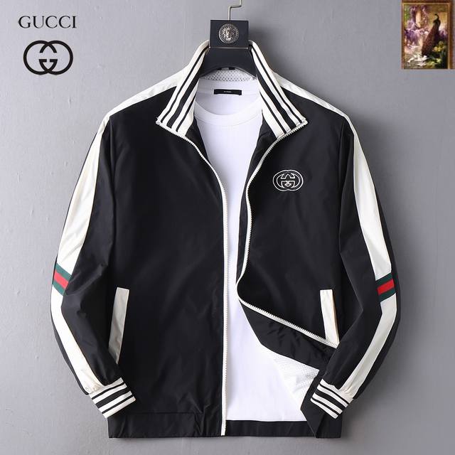 Gucci 2025 Autumn New Men's Jacket, Original Single-Item with Complete Labels,